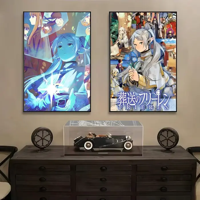 Affiche HD Anime Frieren Anime thème chaud chanteur/OST/film-autocollant imperméable décor à la maison