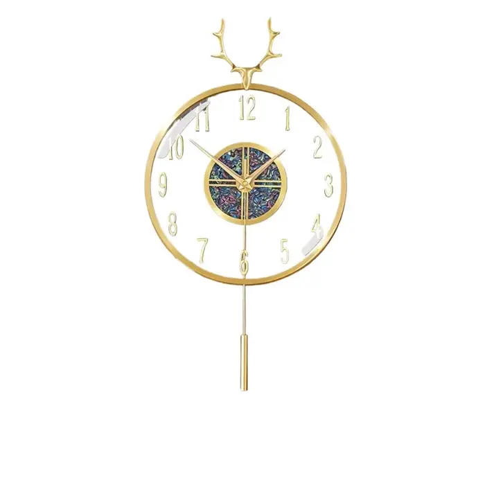 Horloge murale à pendule au Design moderne De luxe