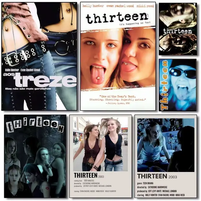 Affiches autocollantes de Film de treize