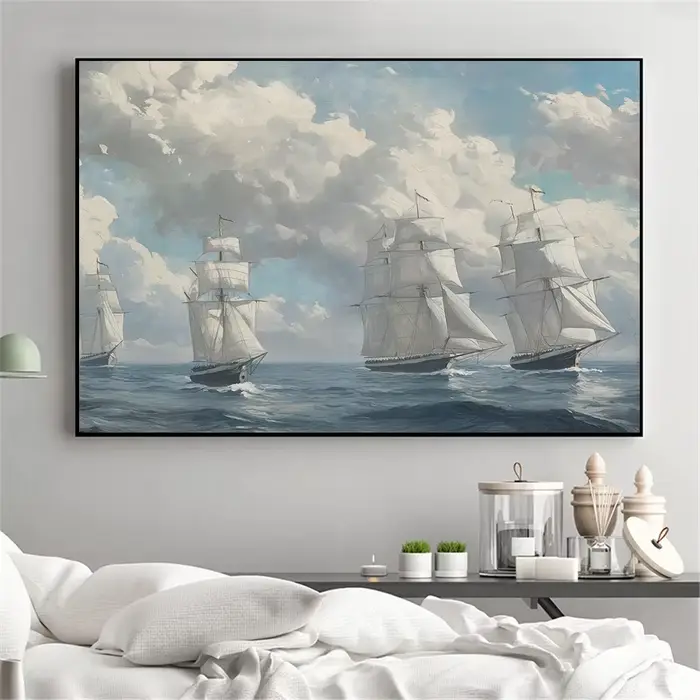 Affiches de paysage costal de mer d'été