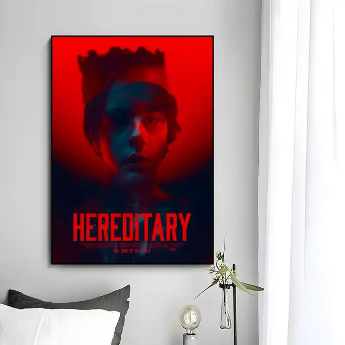 Affiche de film d'horreur H-Hereditary, impression d'art mural, affiche décorative, décoration murale, décoration de la maison, cadeau, sans cadre