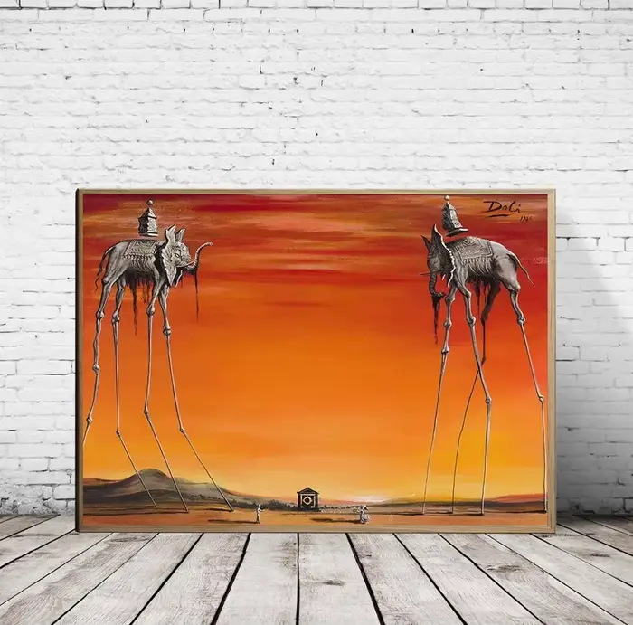 Affiches et imprimés surréalisme, œuvres d'art célèbres de Salvador Dali, peinture sur toile, images d'art murales pour décoration de salon et de maison