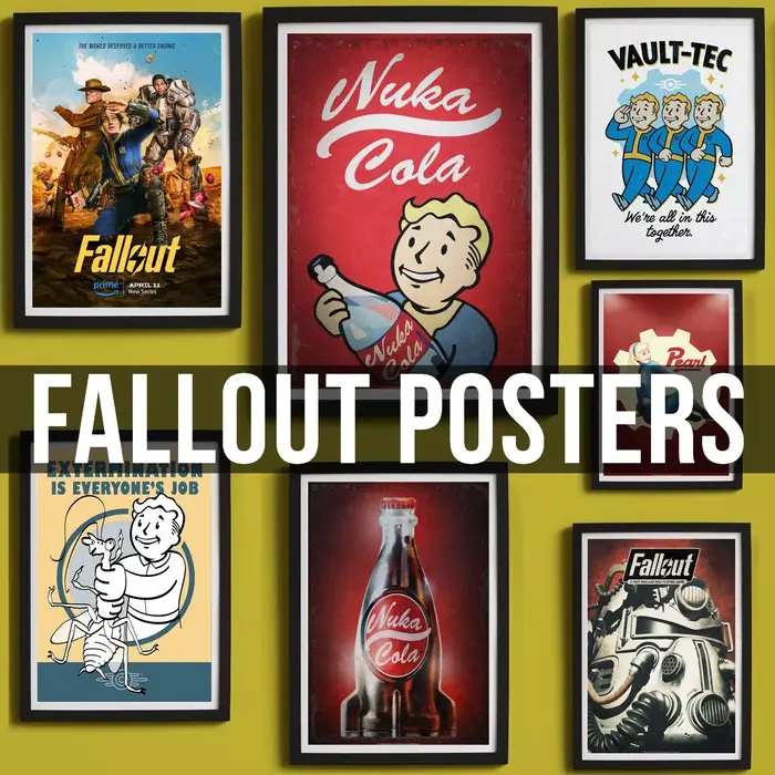 Affiches Fallout, série de jeux d'art mural