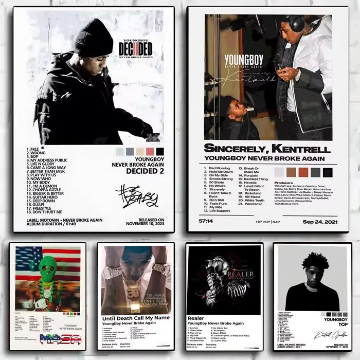 Affiche d'album Pop Singer Y_YoungBoy