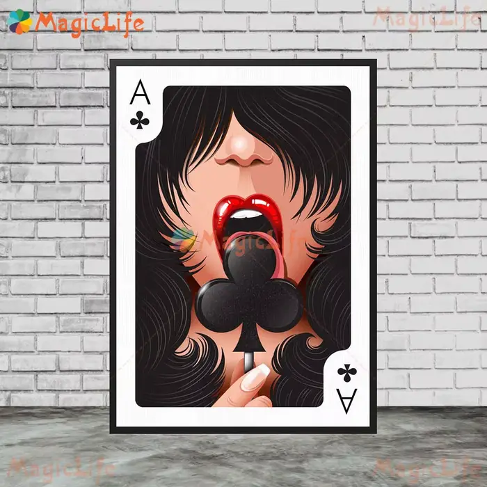 Illustration de Bar de cartes à jouer de Poker
