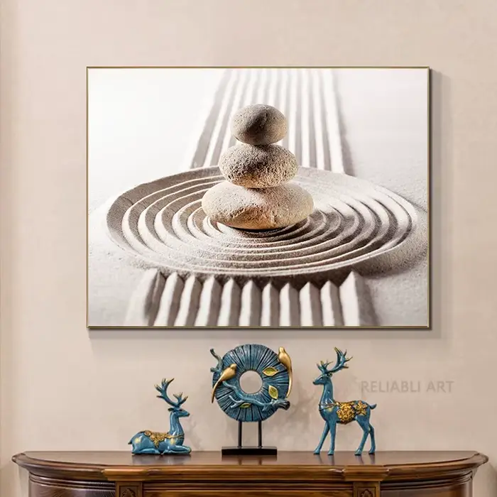 Peinture sur toile de jardin du Vermont traditionnel