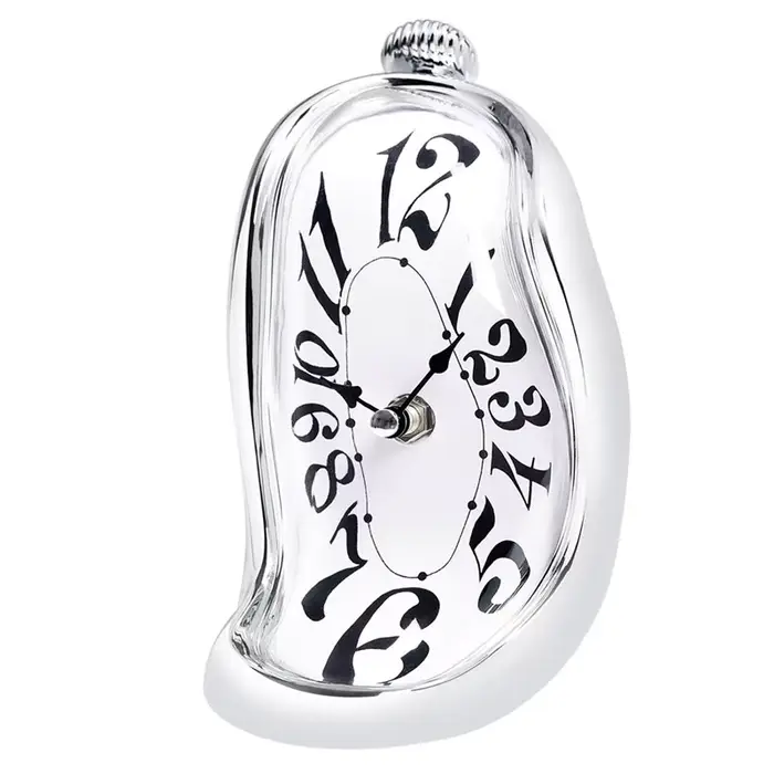 Horloge murale inspirée de l'art X51A, décoration d'horloge fondue, cadeau créatif utilisé pour la d