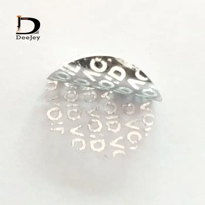 Lot d'autocollants holographiques ronds de 20mm