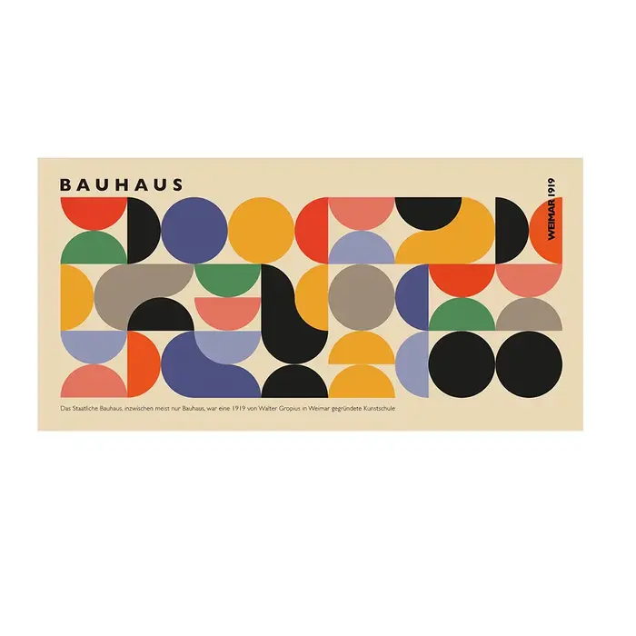 Bauhaus – affiche et imprimés rétro minimalistes, peinture sur toile géométrique abstraite moderne, 