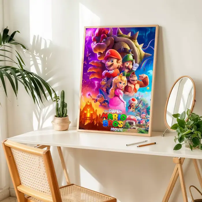 Affiche de film galaxie Super m-mario-s