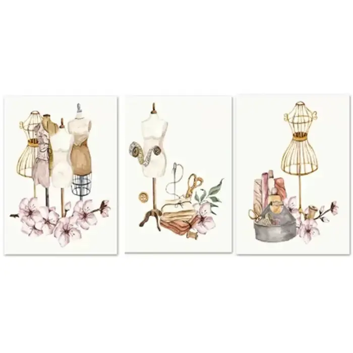 Bohème, Art mural, Machines à coudre, affiches imprimées sur toile HD pour la décoration de la maison, du salon et de la chambre à coucher