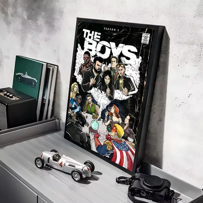 Affiche de bande dessinée du film The B_Boys, autocollants décoratifs, Art Mural, Design Photo pour 