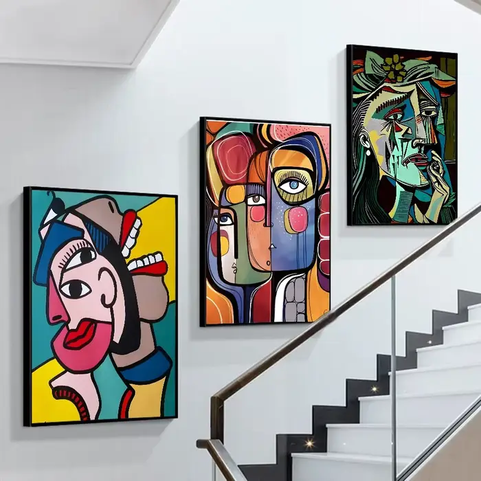Dessin animé classique Picasso Vintage abstrait