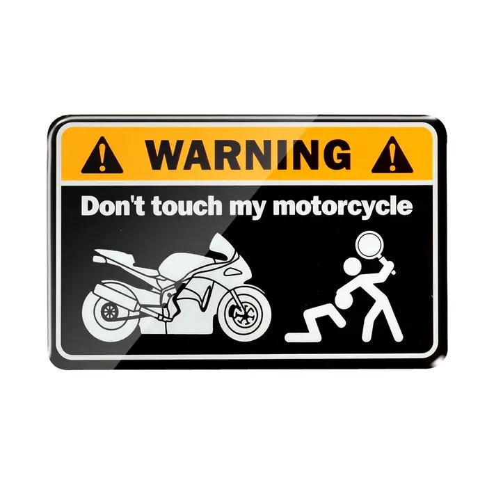 Ne touchez pas ma Moto autocollants Moto décalcomanies réservoir autocollants étui pour Kawasaki Suzuki Ducati Aprilia Honda Yamaha