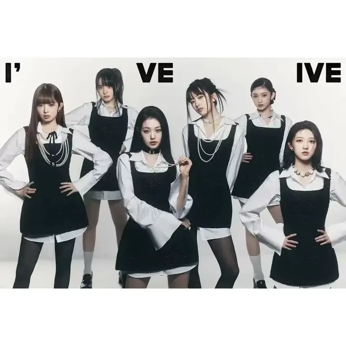 Kpop IVE Wall Art Studio Poster, Album, I've IVE, Mode coréenne, Mignon groupe, Idol Picture, Canvas