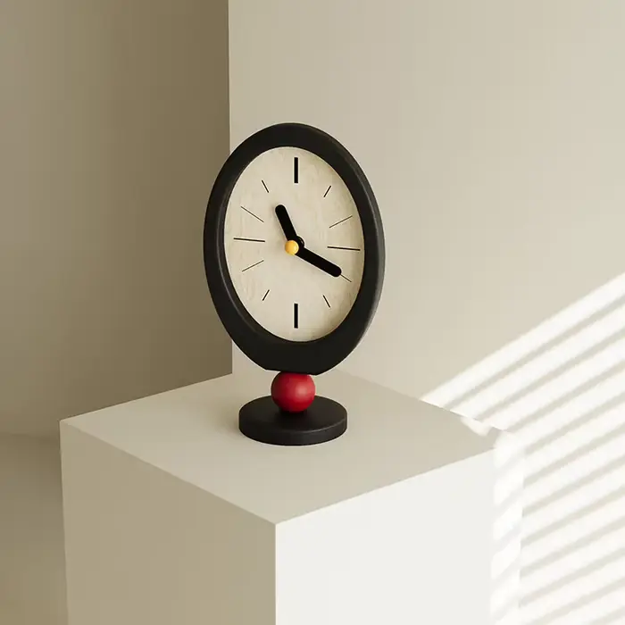 Horloge de Table arquée Vintage