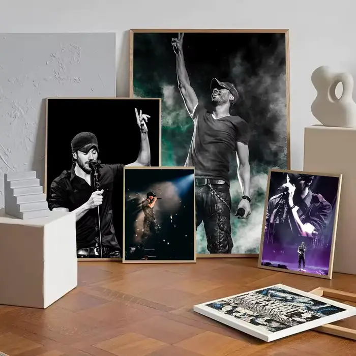 Affiche en papier imprimé de chanteur e-érique i-glesias, pour la maison, le salon, la chambre à coucher, l'entrée, le Bar, le café, peinture artistique, décoration