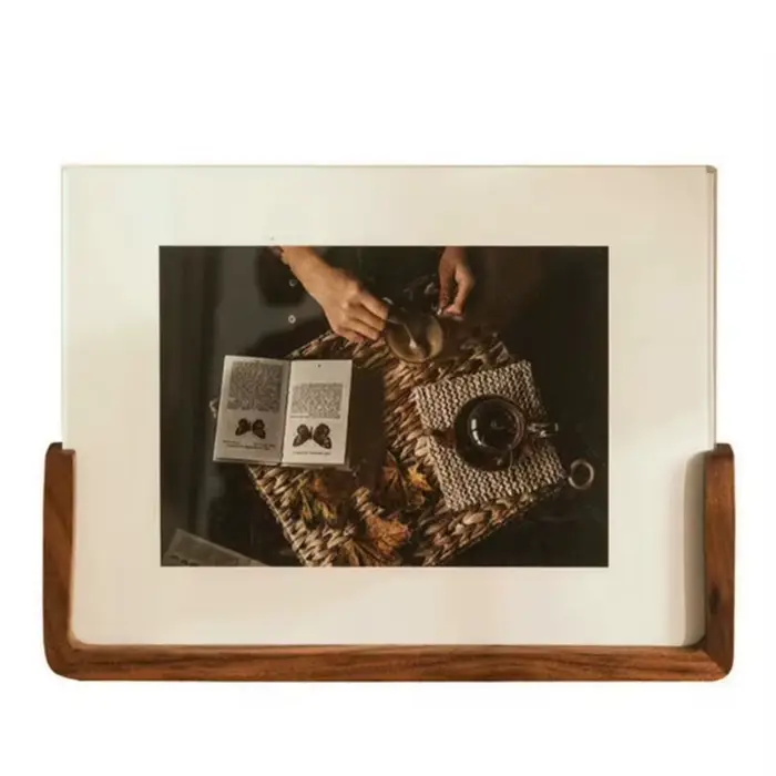 Cadre Photo en noyer/hibêtre 10x15 15x20 20x25cm