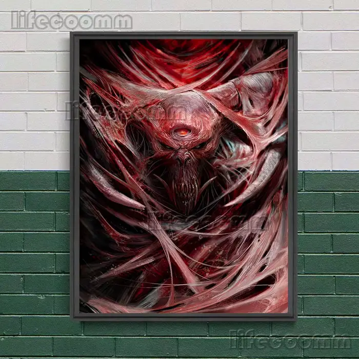 Toile d'art mural Vintage Demon Of Pain