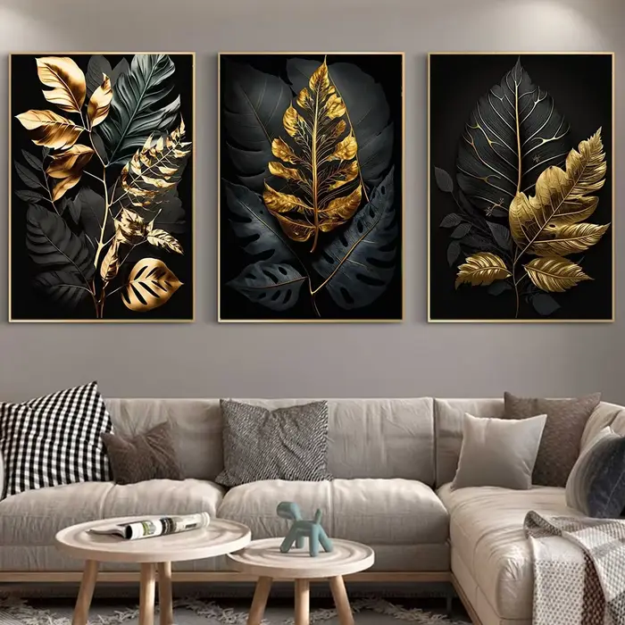 Art mural abstrait nordique moderne