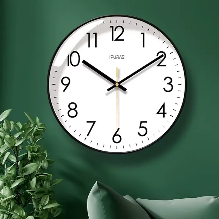 Horloge murale européenne simple pour salon