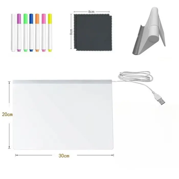 Tableau noir lumineux LED