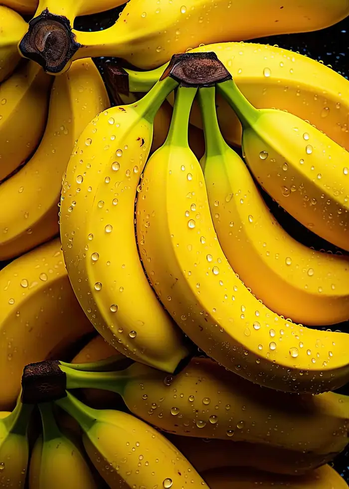 Affiche d'art de la série de fruits alimentaires, Orange, fraise, pomme, Kiwi, banane, raisin, peint