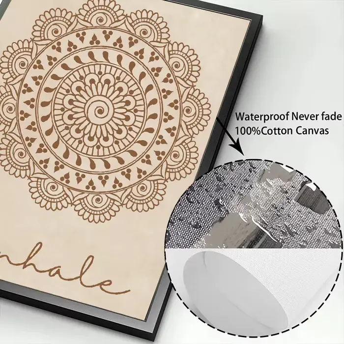 Toile d'art mural Mandala abstrait