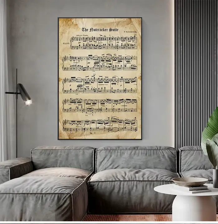 Affiche et impression de partitions Vintage casse-noisette