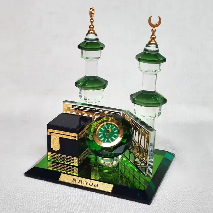 Maquette de la Tour de l'Horloge de la Kaaba en Cristal