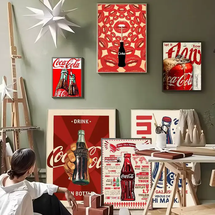 Affiches d'anime vintage Coca-Cola