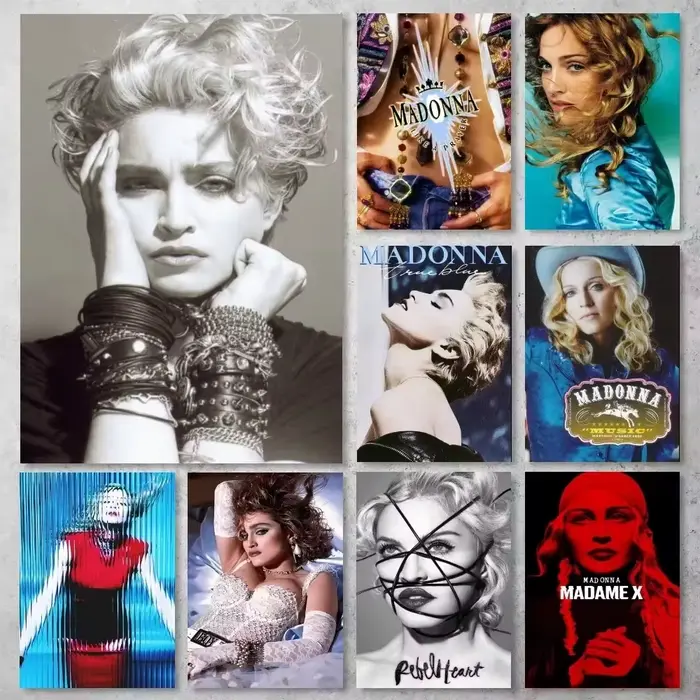 Madonna chanteur affiche galerie toile peinture mur