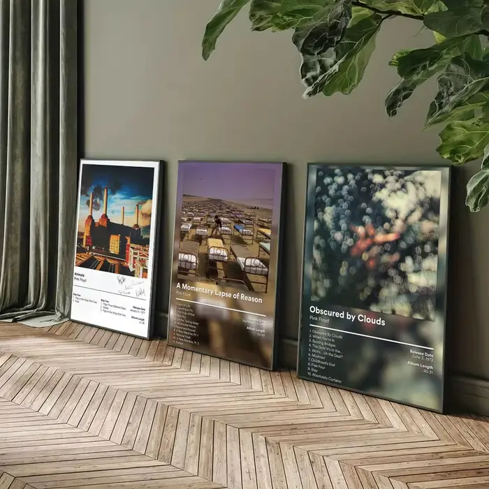 Peinture de couverture d'album P-Pink Floyd