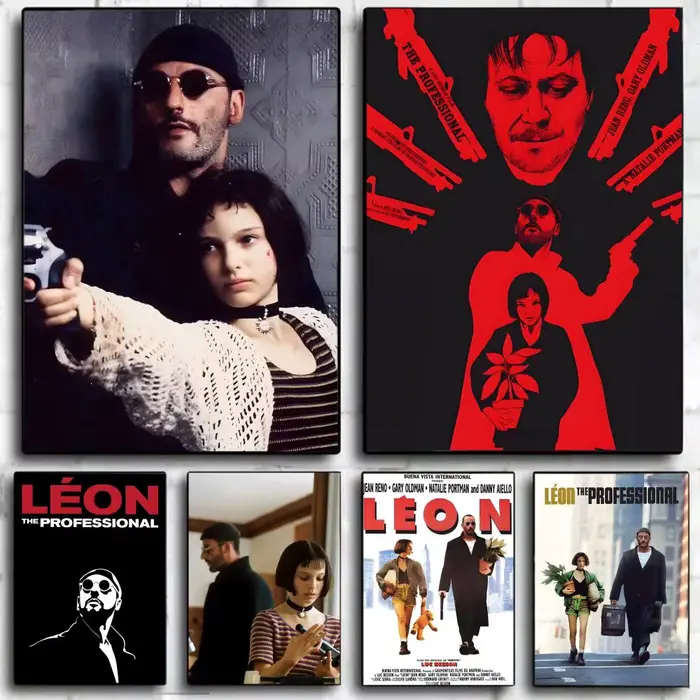 Affiche de film d'action L-Leon The Professional