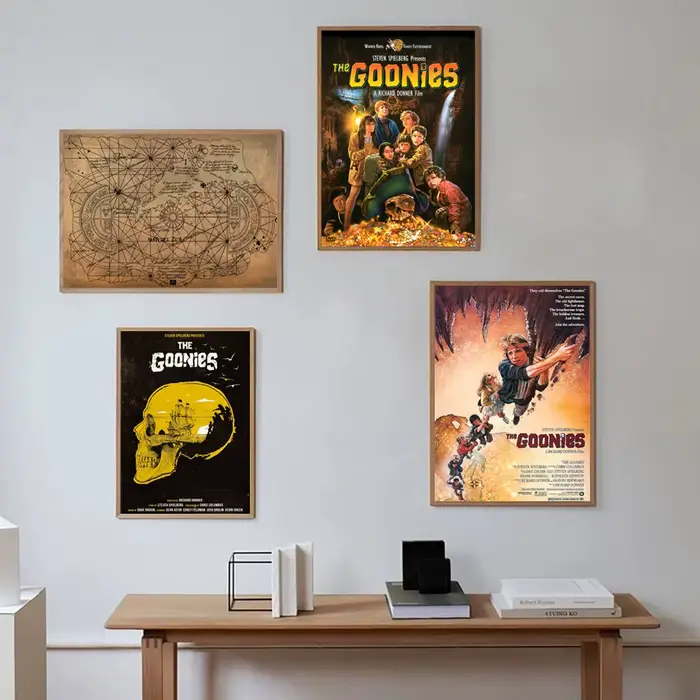 Affiche de carte au trésor des Goonies