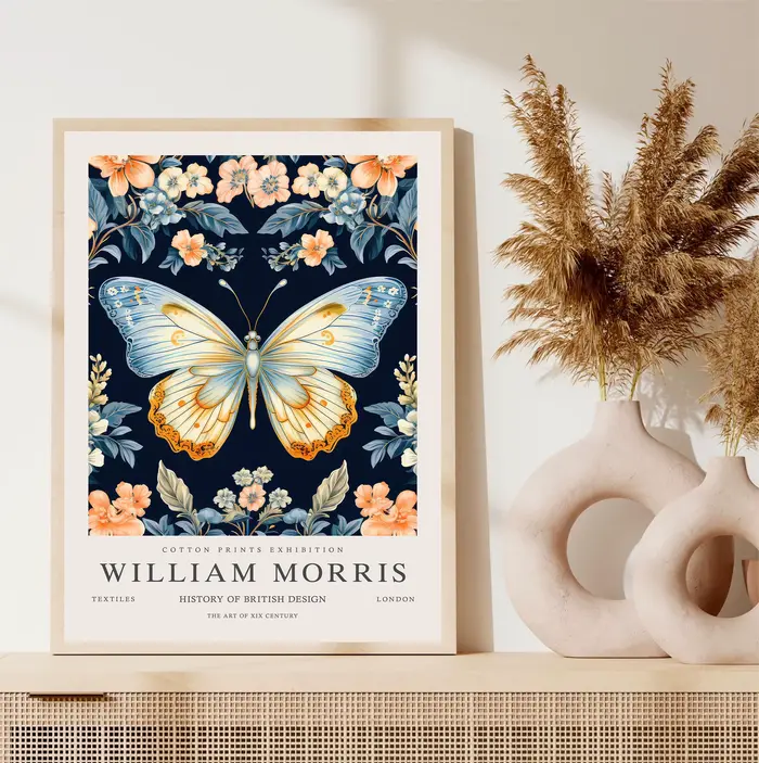 Affiche d'art abstrait William Morris
