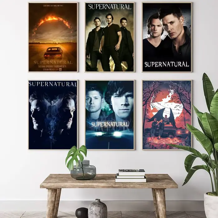 Affiche sur toile HD de la série télévisée Supernatural
