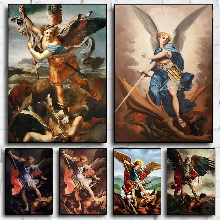 Affiches imprimées du Saint Archange Michel