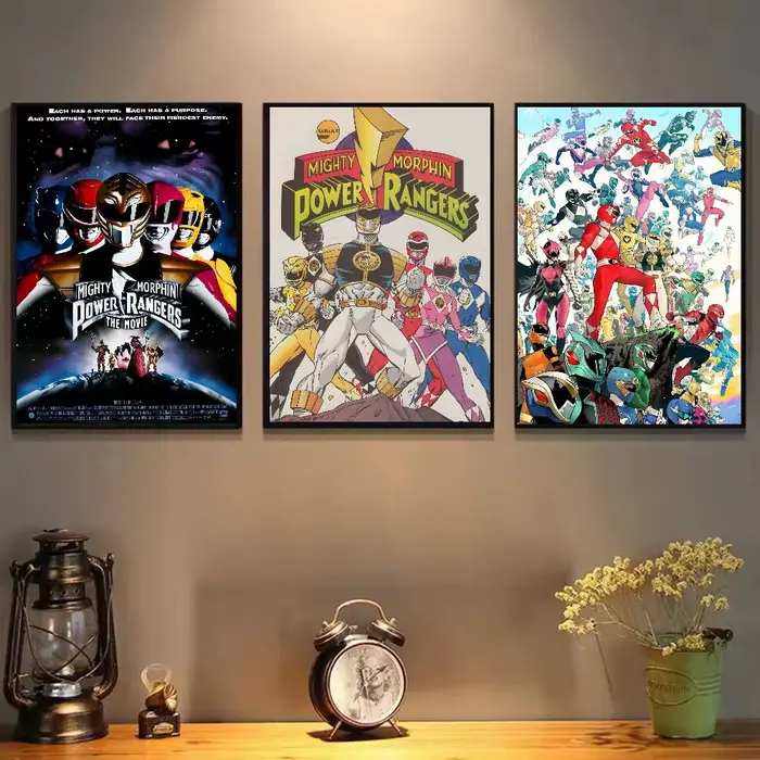 Affiche TV m-meighty Morphin Power Rangers