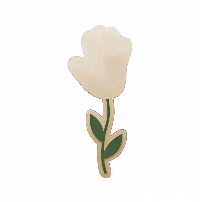 Plaque décorative peinte à la main pour la fête des mères, cadeau pour maman, décoration de table fl