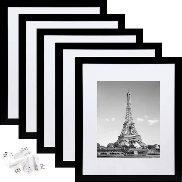 Ensemble de cadres photo en bois, cadre transparent pour affiches, décoration intérieure, à suspendr