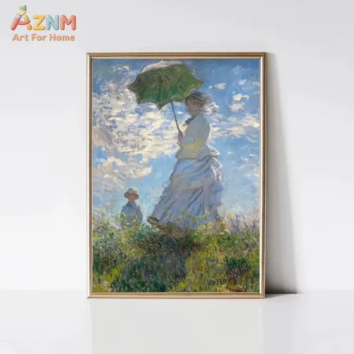 Affiches et impressions sur toile de paysages de jardin classiques de Claude Monet