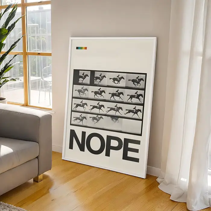 Affiche murale autocollante HD du film N-Nope