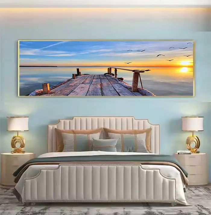 Peinture murale imprimée sur toile