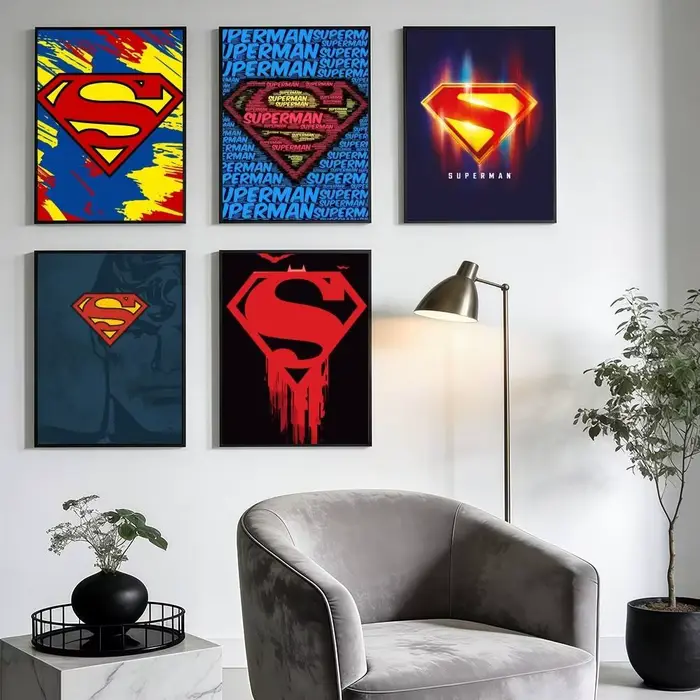 Autocollants avec Logo HN S-SupermanS-ES