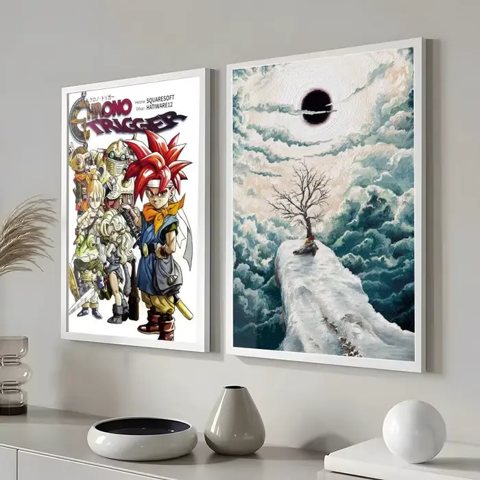 Poster RPG Chrono Trigger-T, artisanat, jeu de rôle, cadeau avec impressions, décoration pour la maison, la chambre à coucher, le salon, promotion et exposition