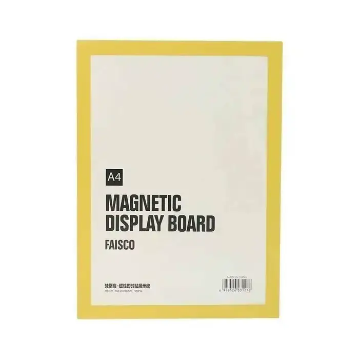 Cadre magnétique auto-adhésif pour affiche publicitaire