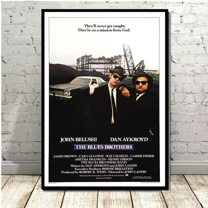 Blues Brothers – toile de film Vintage