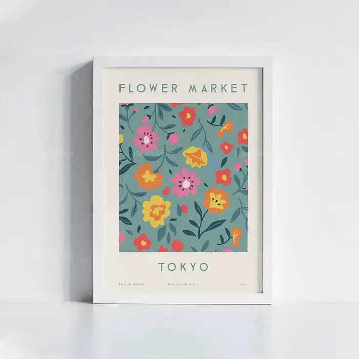 Affiches Takflower du marché des fleurs