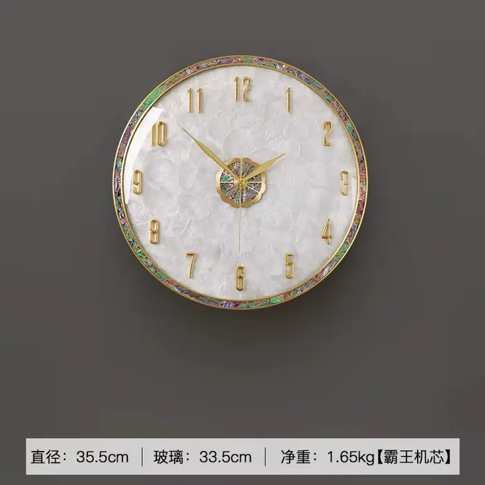 Horloge murale minimaliste Simple, ronde et classique, Design mécanique, intérieur de luxe, décorati